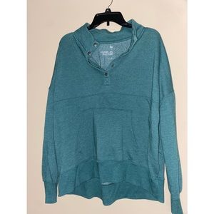SO TEAL LIGHTWEIGHT PULL OVER